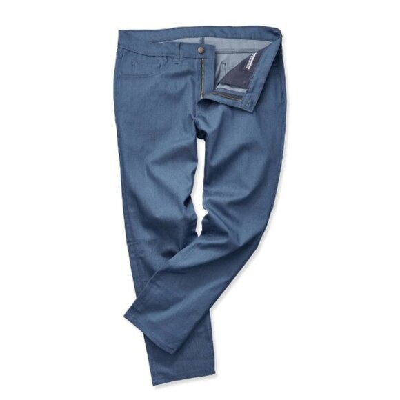 Blue Delta Women's Betty Aadnesen Custom Made Postman Blue Denim Jean - Picture 1 of 6